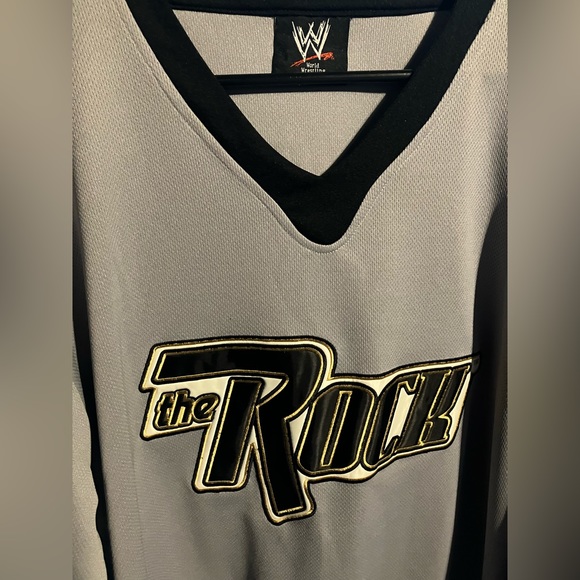 WWE The Rock Hockey Jersey - Picture 2 of 6